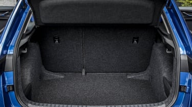 Skoda Scala hatchback boot seats up