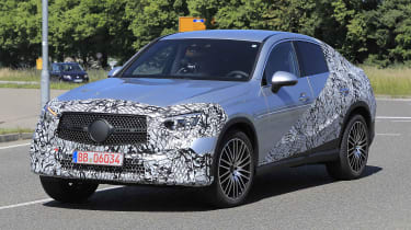 New Mercedes GLC Coupe Spied
