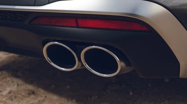Audi S4 saloon tailpipes