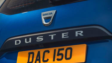Dacia Duster SUV rear badge