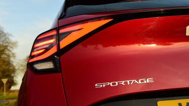 Kia Sportage drive rear light