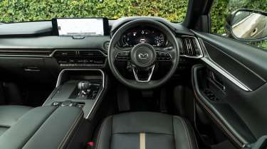 Mazda CX-80 interior closeup