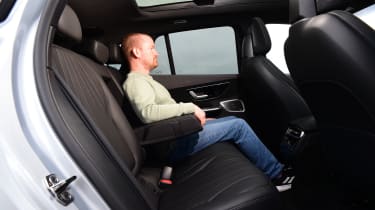 Mercedes EQE SUV rear seats