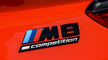 BMW M8 Competition coupe rear badge