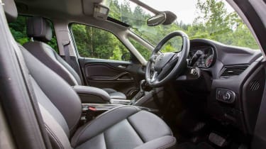 The Zafira Tourer has a comfortable driving position with a great view out