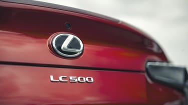 Lexus LC Convertible rear badge