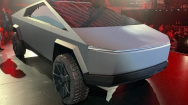 Tesla Cybertruck - front 3/4 view