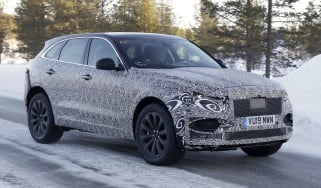 Jaguar F-Pace facelift spotted testing