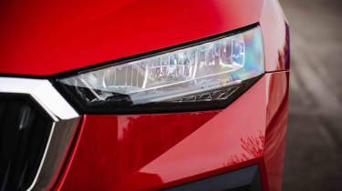 Skoda Scala UK headlight