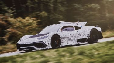 Mercedes-AMG ONE on test at Millbrook, Bedfordshire