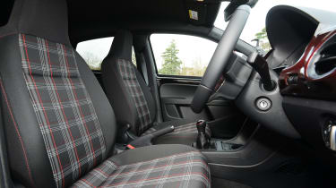 Volkswagen up! GTI hatchback front seats