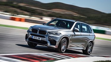 The BMW X5 M is a powerful version of the X5 family SUV with the acceleration of a sports car