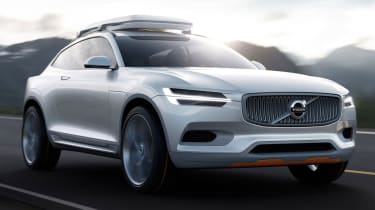 Volvo Concept XC Coupe front tracking