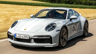 Porsche 911 Sport Classic front 3/4 tracking