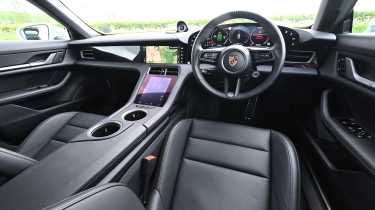 Porsche Taycan UK interior