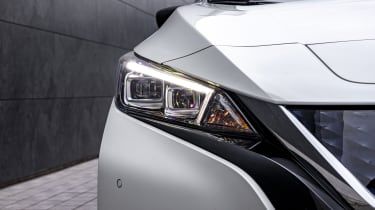 2021 Nissan Leaf10 - 10th Anniversary special edition - headlight close up 