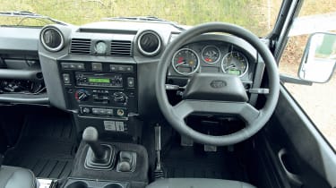 Land Rover Defender interior