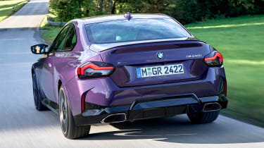 BMW 2 Series Coupe rear 3/4 tracking
