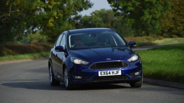 2015 Ford Focus hatchback cornering