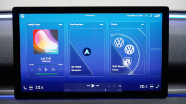 Volkswagen ID.2all concept show car infotainment 
