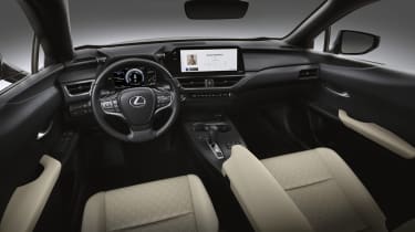 Lexus UX 300e infotainment system