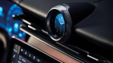 Maserati Grecale digital clock