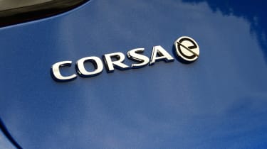 Vauxhall Corsa-e hatchback rear badge