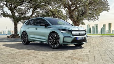 2021 Skoda Enyaq iV - front 3/4 static