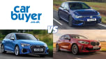 VW Golf R vs Audi S3 vs BMW M135i header