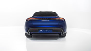 2020 Porsche Taycan - rear low angle view