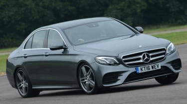 Mercedes E-Class AMG Line front driving