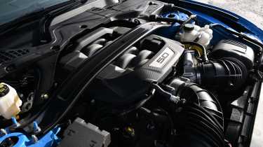 Ford Mustang engine bay