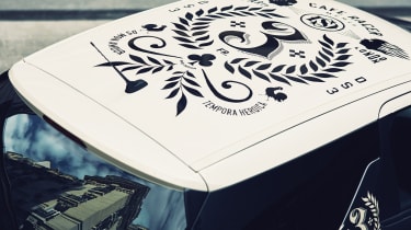 DS 3 Cafe Racer roof graphic
