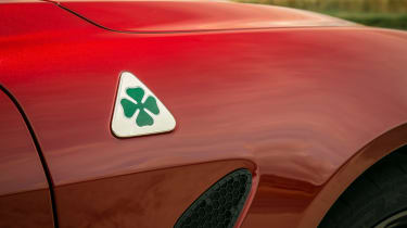 Alfa Romeo Giulia Quadrifoglio Cloverleaf badge