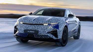 Alpine A390 prototype front quarter
