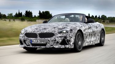 The new BMW Z4 has been put through its paces at a test centre in Miramas, France.