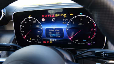 Mercedes GLC Coupe UK instrument dials