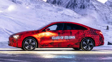 Mercedes CLA prototype profile static