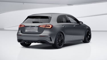 2020 Mercedes A-Class Exclusive Edition and Exclusive Edition Plus - rear 3/4 static