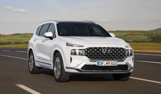 2020 Hyundai Santa Fe driving