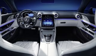 2021 Mercedes SL roadster interior