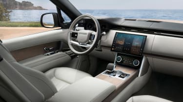 2022 Range Rover SUV - interior 3/4