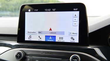 Ford Focus ST Estate infotainment display