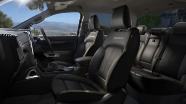 2022 Ford Ranger seats