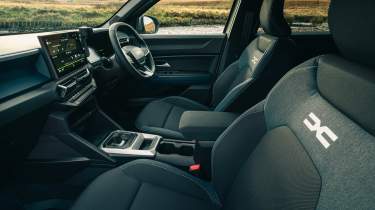 Dacia Duster UK front seats