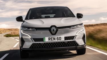Renault Megane E-Tech SUV front tracking