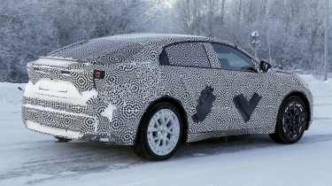 Alpine A390 spy shot rear quarter