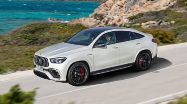 2020 Mercedes-AMG GLE 63 S Coupe front 3/4 driving 