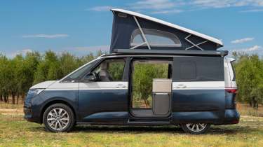 Volkswagen California side profile popped up