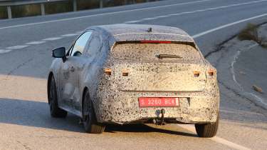 Renault Clio spy shot rear